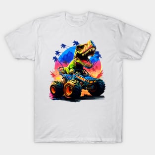 T-Rex Truck, Monster Truck - 3 T-Shirt